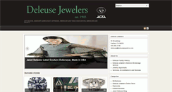 Desktop Screenshot of deleusejewelers.com